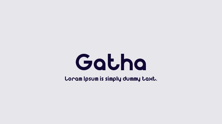 Gatha Font Family