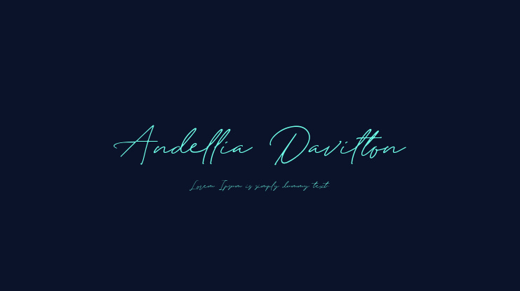 Andellia Davilton Font