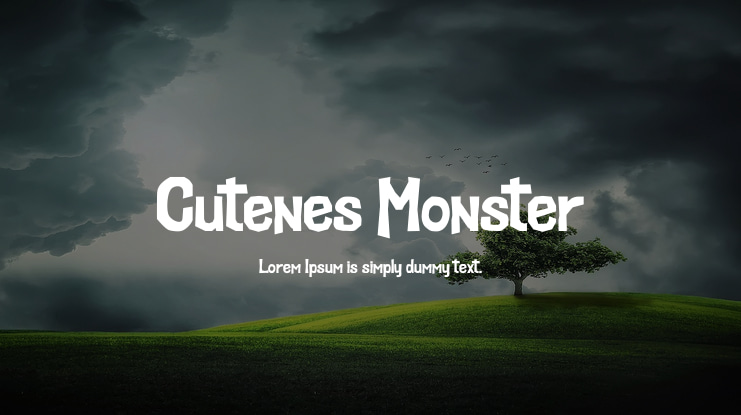 Cutenes Monster Font