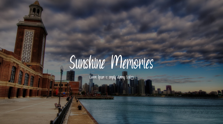 Sunshine Memories Font