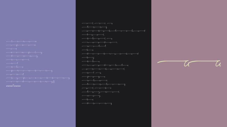 Natuna PERSONAL USE ONLY Font