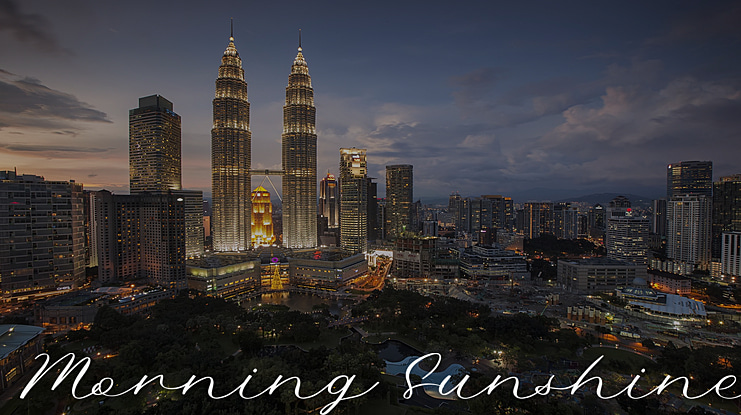 Morning Sunshine Font