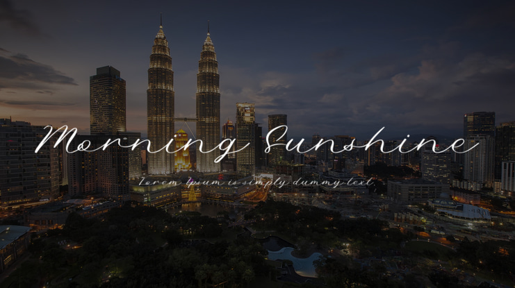 Morning Sunshine Font