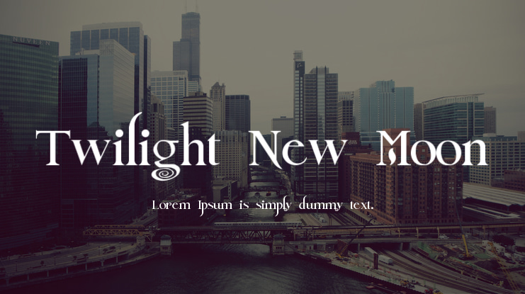 Twilight New Moon Font