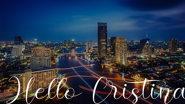 Hello Cristina Font