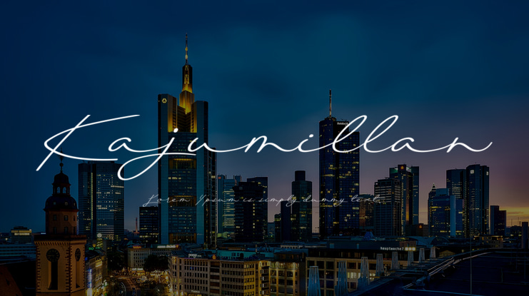 Kajumillan Font