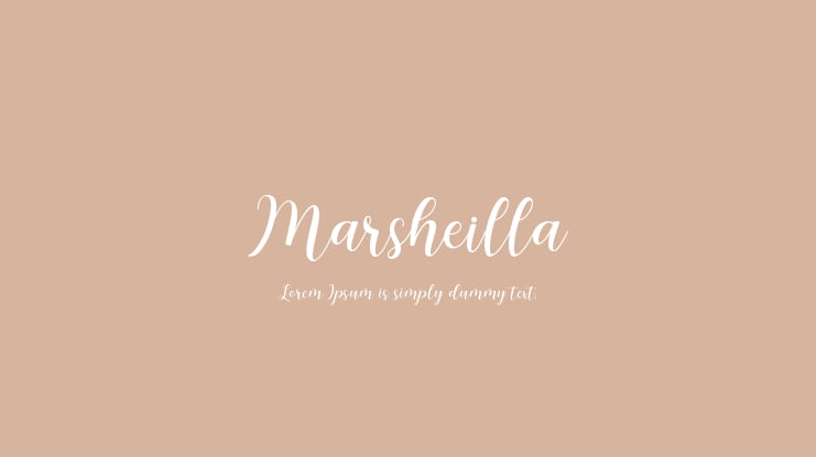 Marsheilla Font
