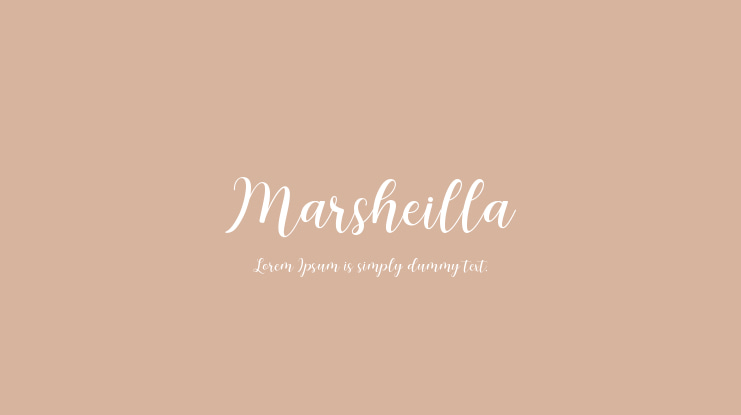 Marsheilla Font