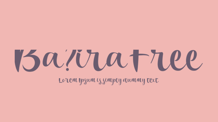 Bakira Free Font