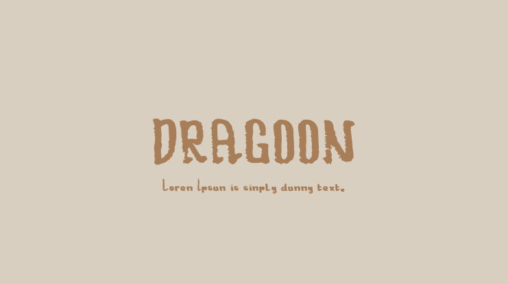 DRAGOON Font