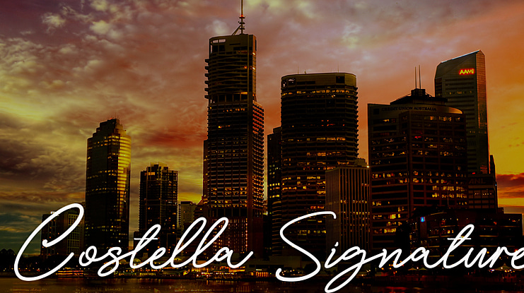 Costella Signature Font