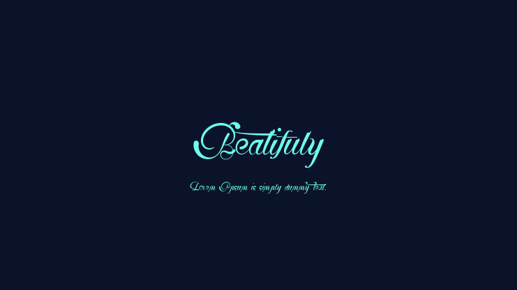 Beatifuly Font