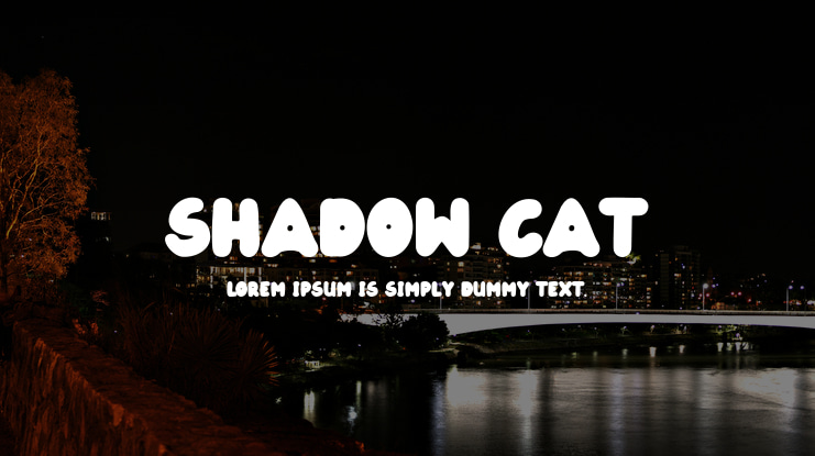 Shadow Cat Font
