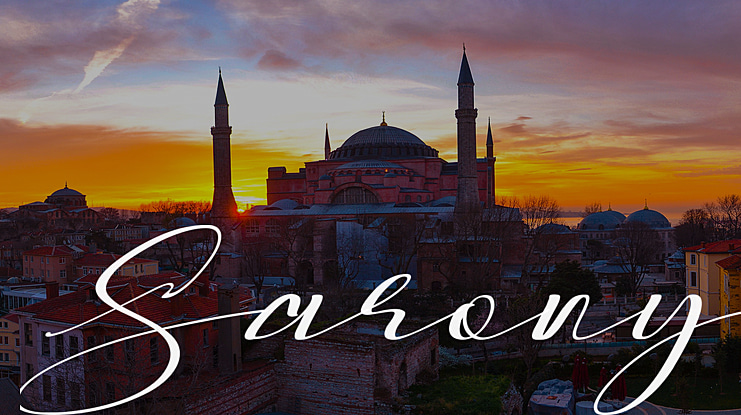 Sarony Font