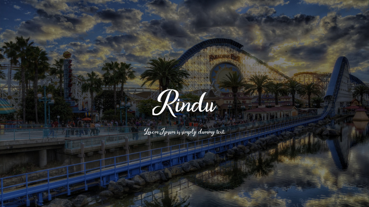 Rindu Font