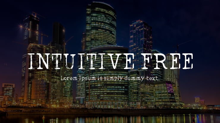 INTUITIVE FREE Font