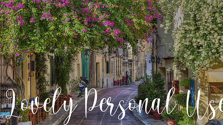 Lovely Personal Use Font