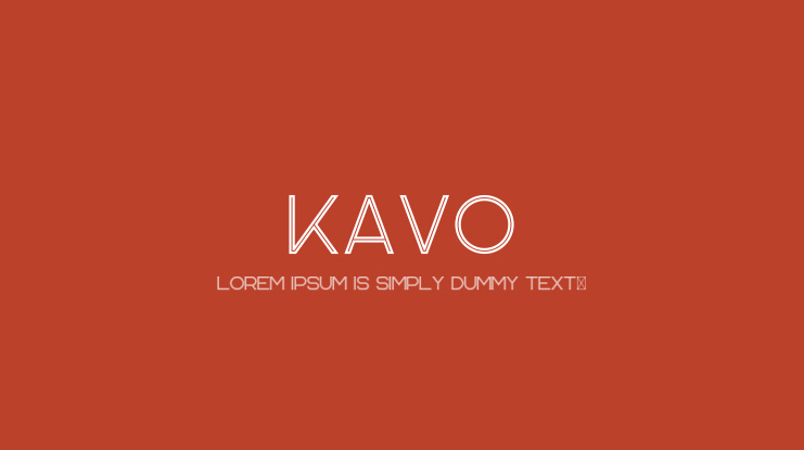 Kavo Font