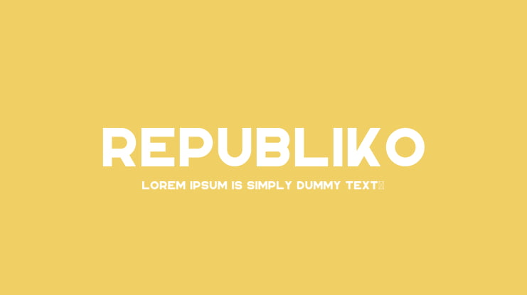 Republiko Font