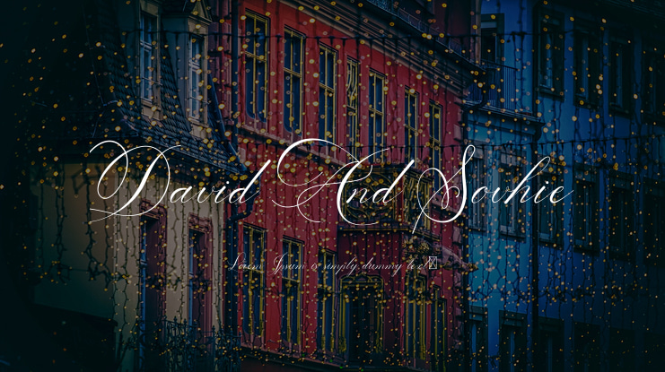 David And Sovhie Font