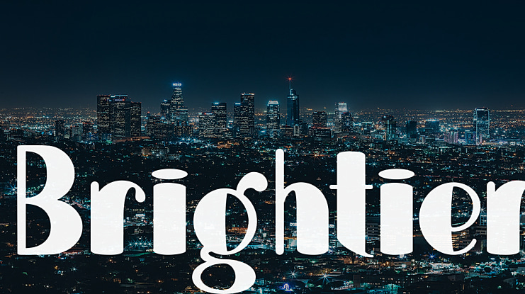 Brightier Font