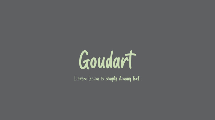 Goudart Font