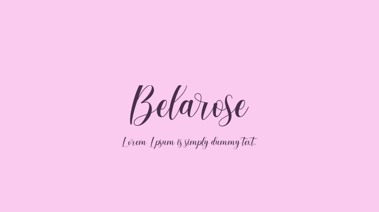 Belarose Font