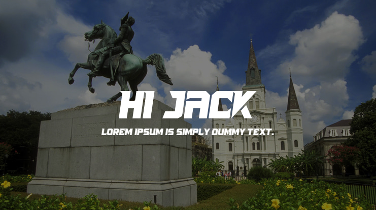 Hi Jack Font
