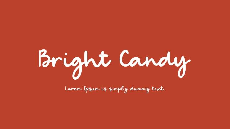 Bright Candy Font Family