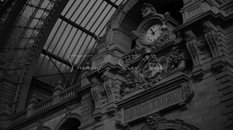 Thrainly Sellier Font