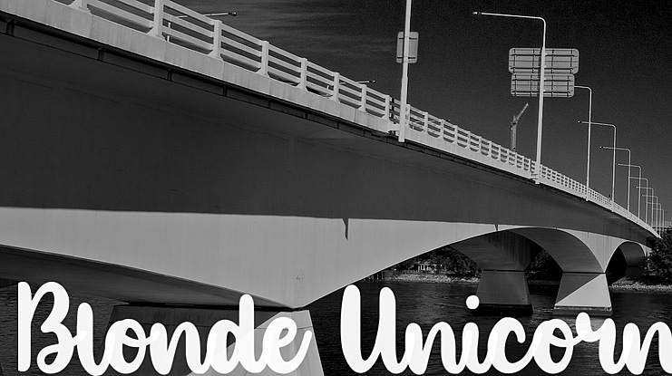 Blonde Unicorn Font