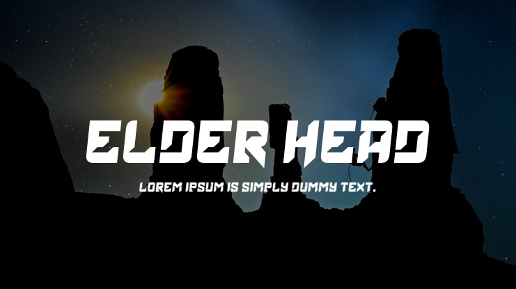 Elder Head Font Family