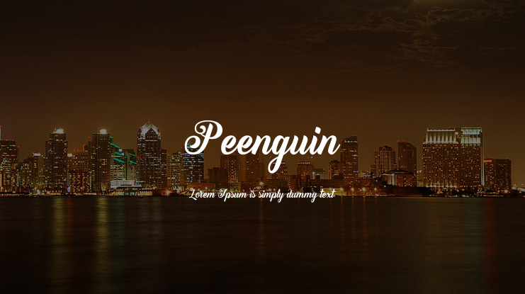 Peenguin Font