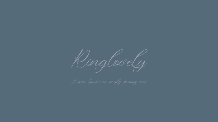 Ringlovely Font