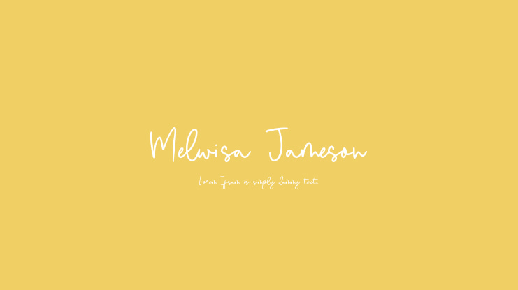 Melwisa Jameson Font