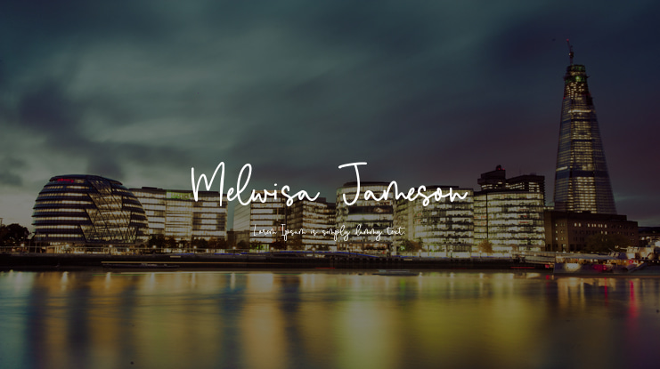 Melwisa Jameson Font