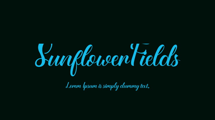 SunflowerFields Font