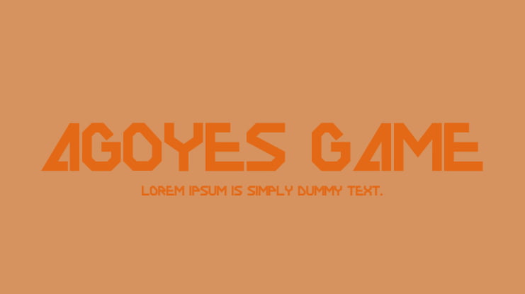 Download Free Agoyes Game Font Download Free For Desktop Webfont Fonts Typography