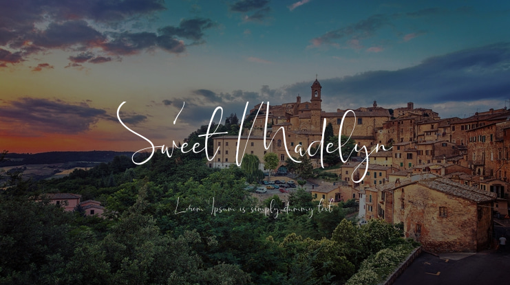 Sweet Madelyn Font