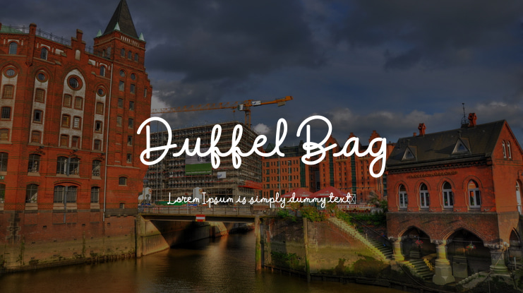 Duffel Bag Font