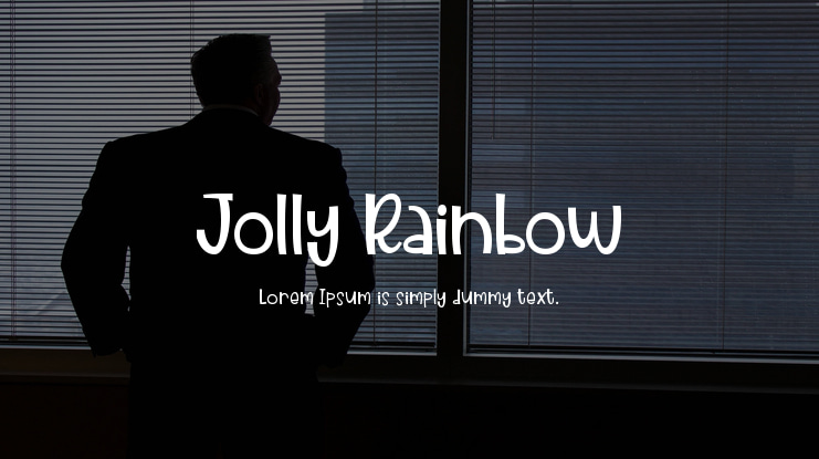 Jolly Rainbow Font
