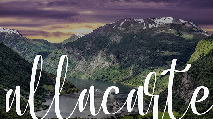 allacarte Font