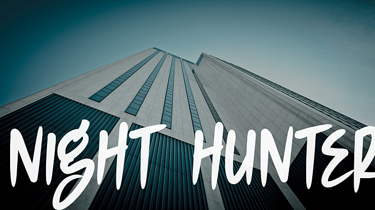 NIGHT HUNTER Font