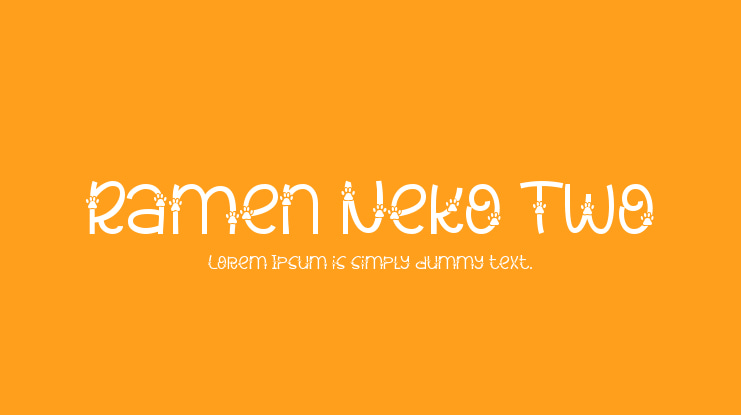 Ramen Neko Two Font Family
