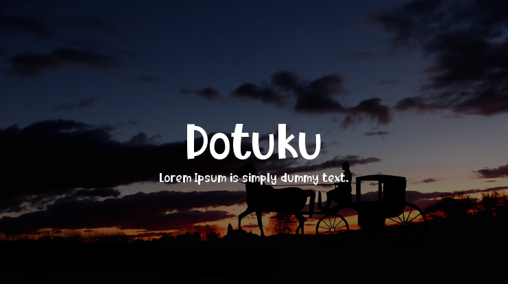 Dotuku Font Family