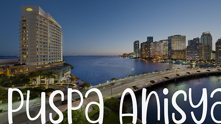 Puspa Anisya Font Family