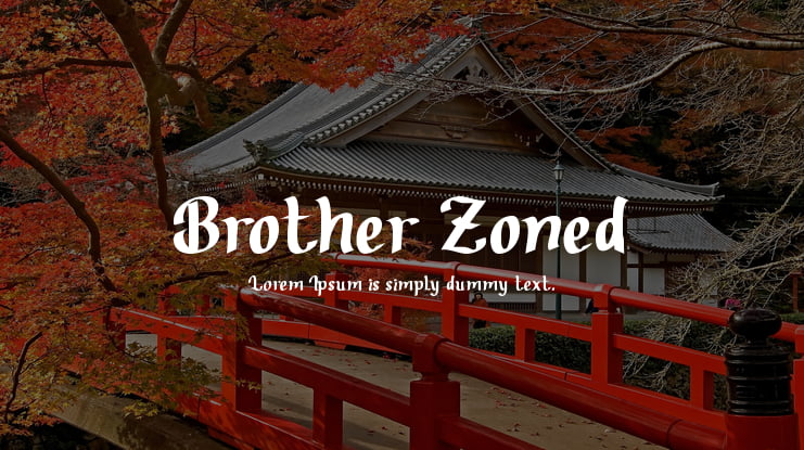 Brother Zoned Font Family
