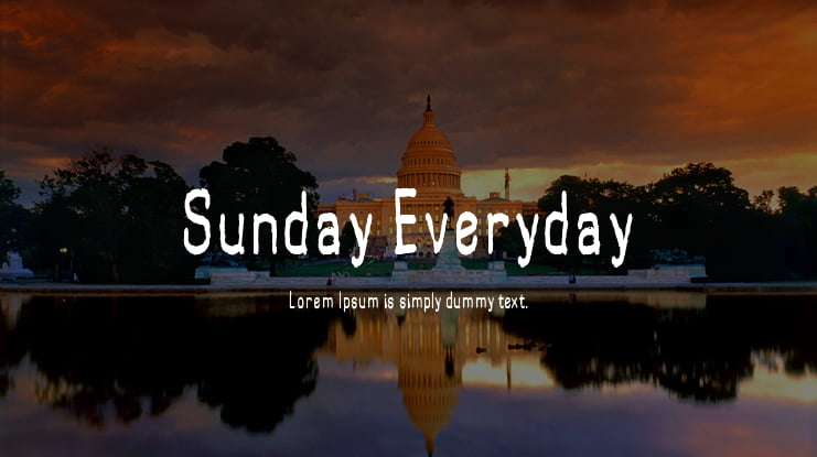 Sunday Everyday Font