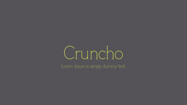Cruncho Font Family