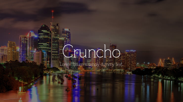 Cruncho Font Family